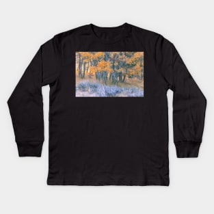 Autumn Aspens Kids Long Sleeve T-Shirt